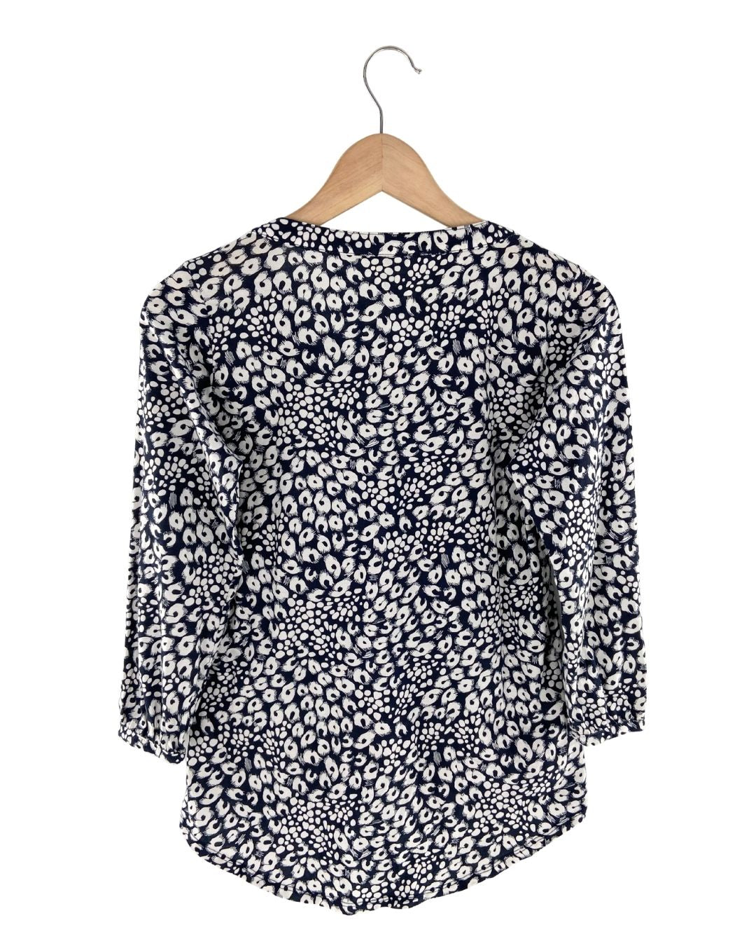 Blusa manga larga en jersey