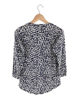 Blusa manga larga en jersey