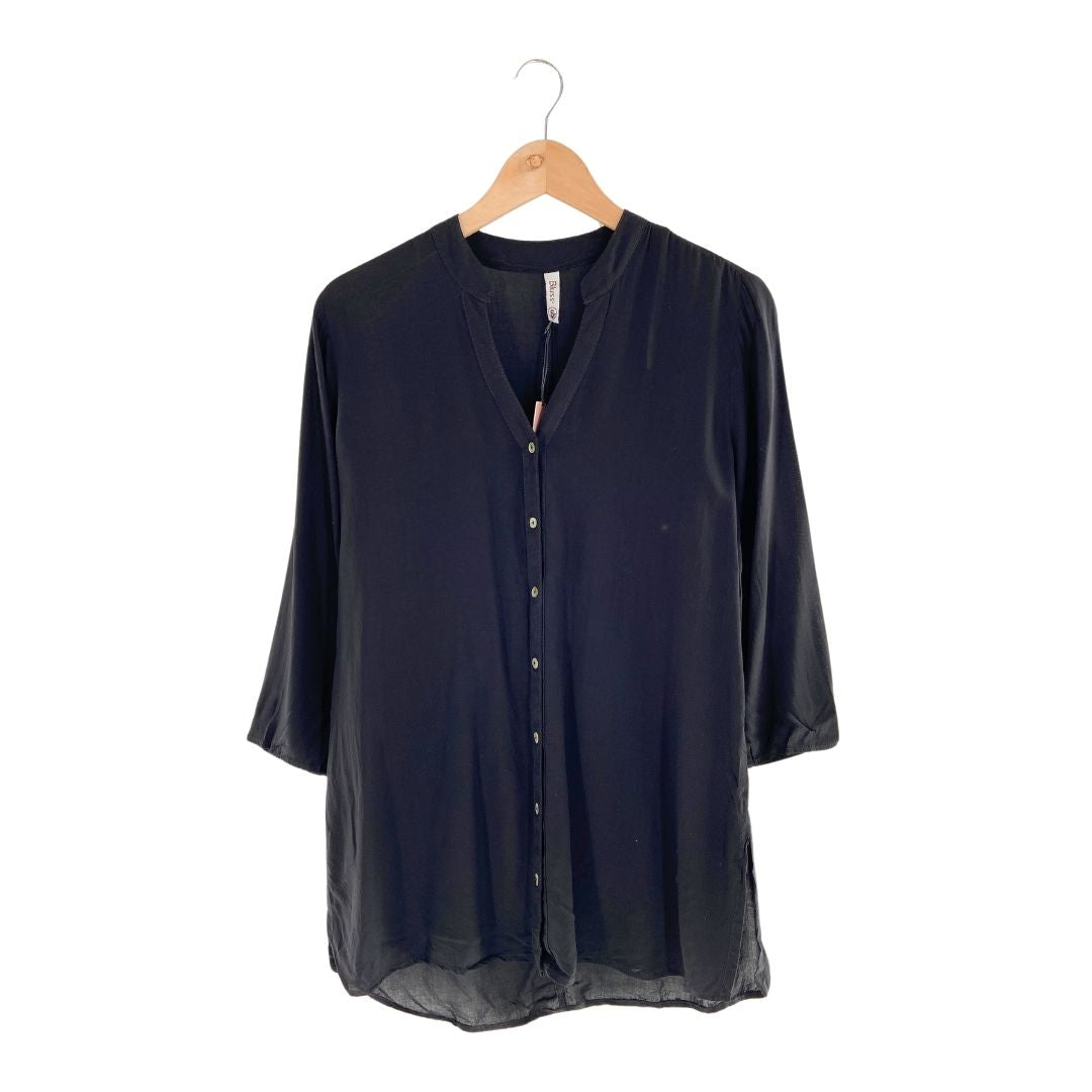 Blusa manga 3/4 cuello V