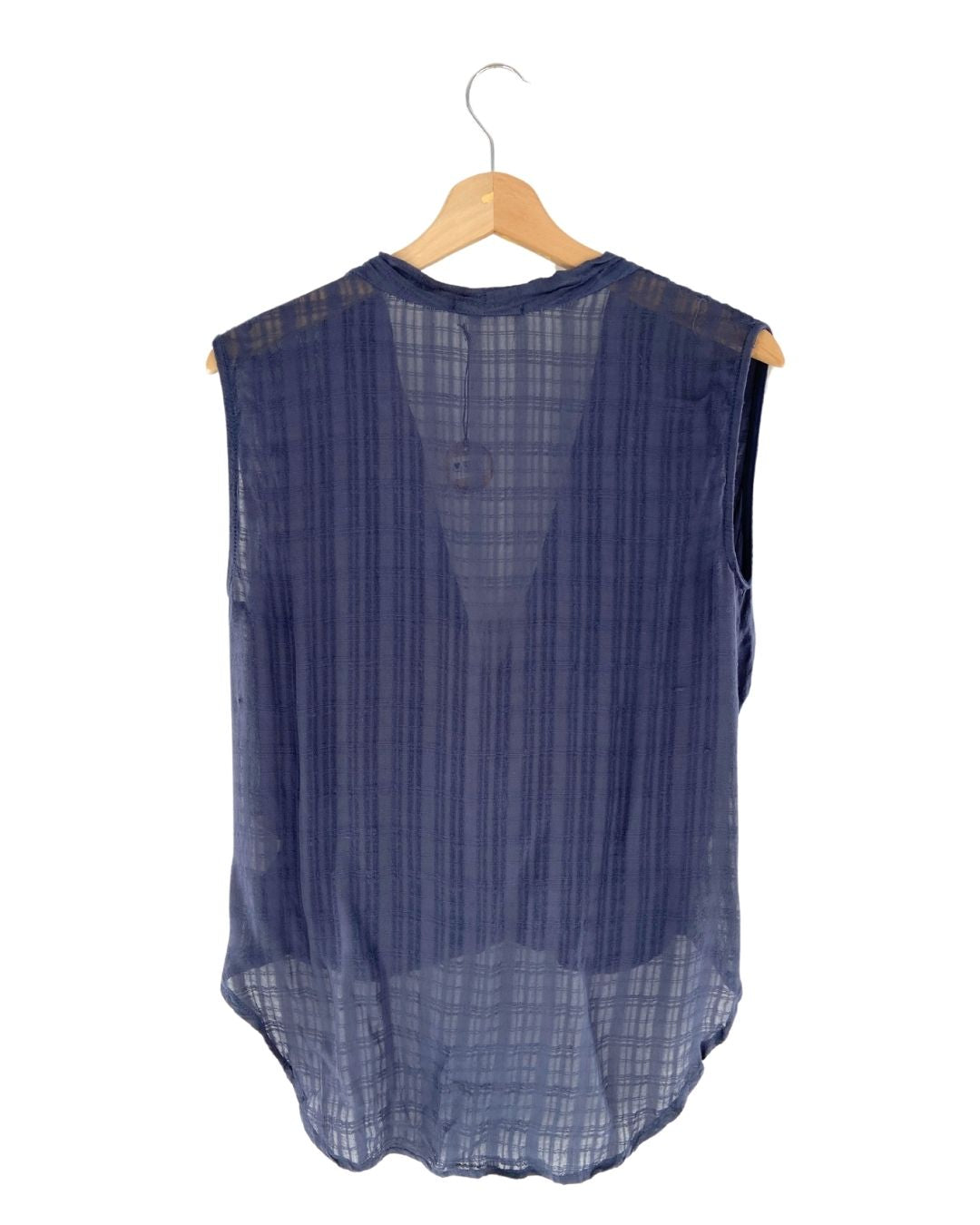 Blusa sleeveless cruzada