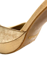 Sandalias de tacón con textura