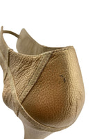 Sandalias de tacón con textura