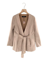 Chaqueta al corte en antelina