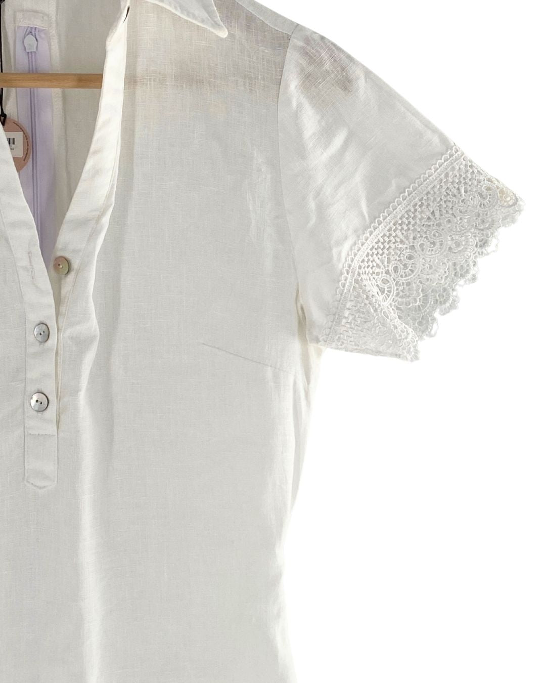 Vestido mini en lino