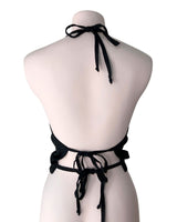 Crop top lace up en espalda
