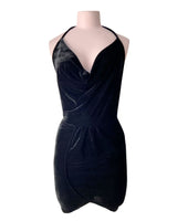 Vestido mini cuello caído