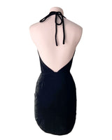 Vestido mini cuello caído