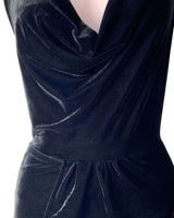 Vestido mini cuello caído