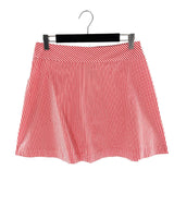 Falda mini amplia a rayas