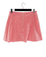 Falda mini amplia a rayas
