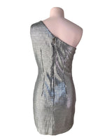 Vestido mini one shoulder