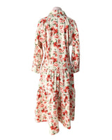 Vestido amplio en capas print