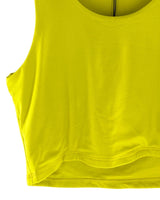 Blusa crop stretch sleeveless
