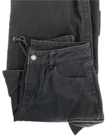 Jean rigído botas deshiladas