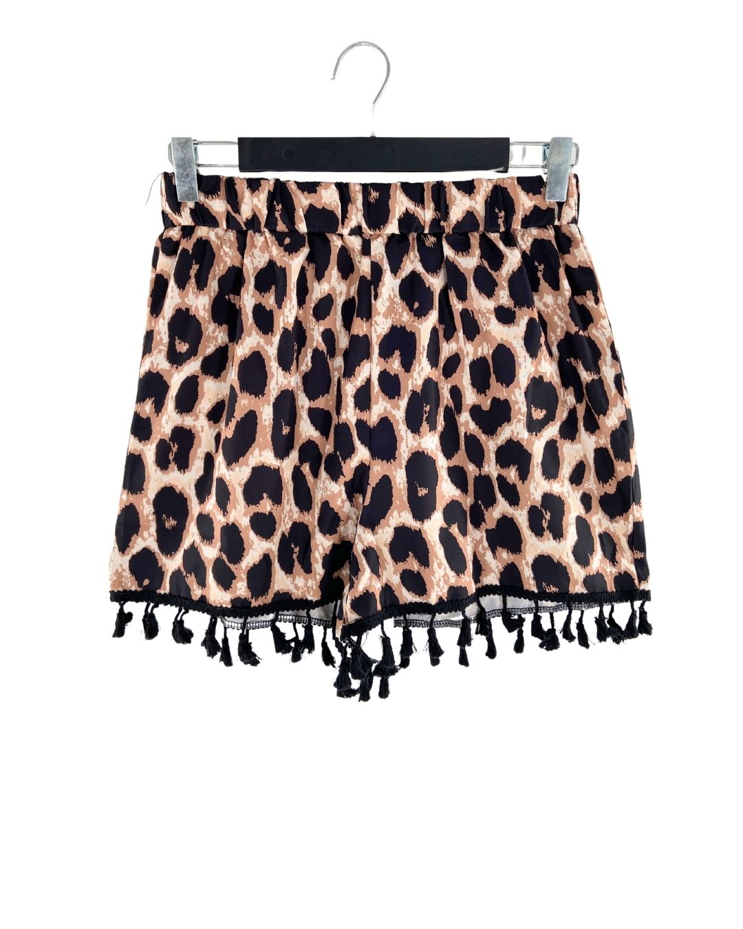 Short mini animal print