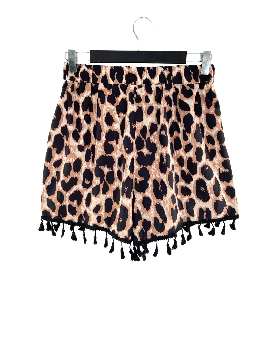 Short mini animal print
