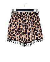 Short mini animal print