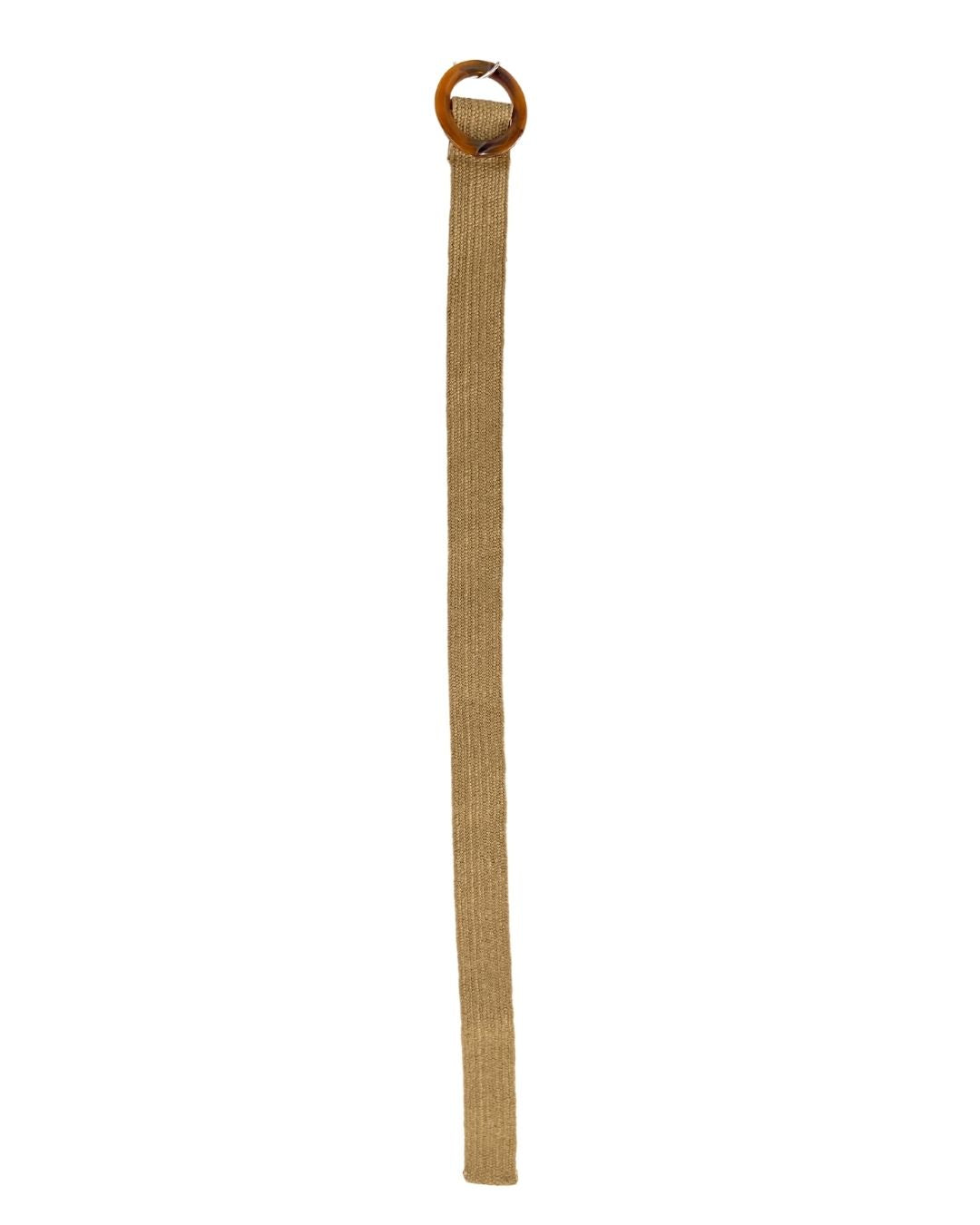 Cinturón tejido con hebilla