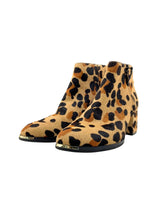 Botines afelpados animal print