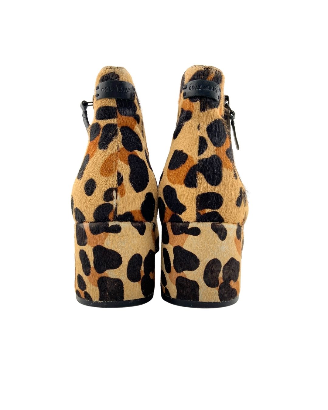 Botines afelpados animal print