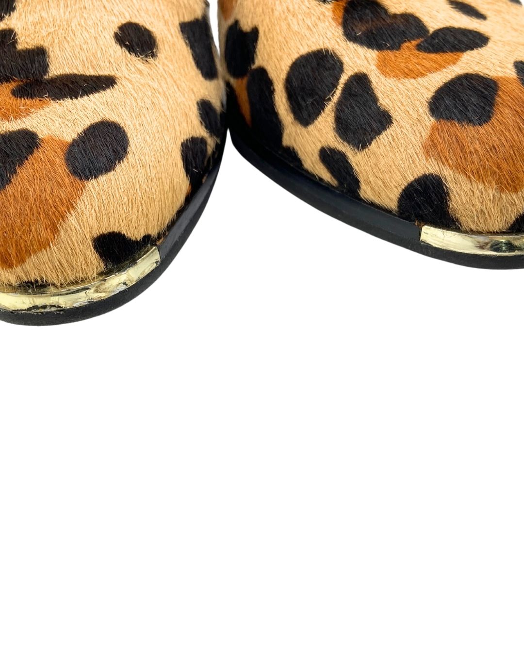 Botines afelpados animal print
