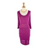 Vestido mini tejido extrafino