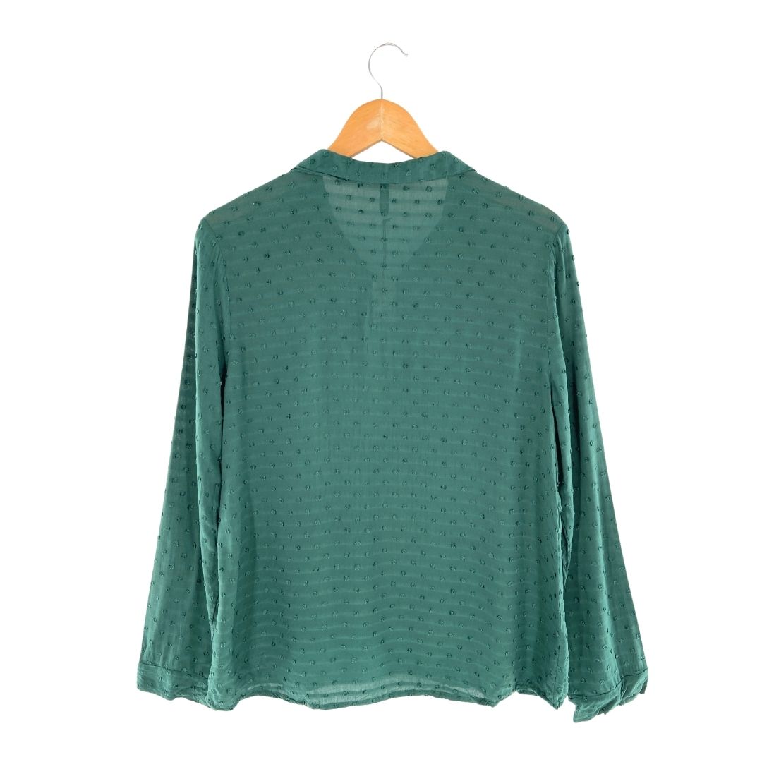 Camisa manga larga con plumeti
