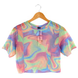 Camiseta manga corta en malla