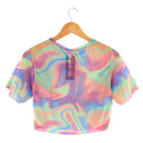 Camiseta manga corta en malla