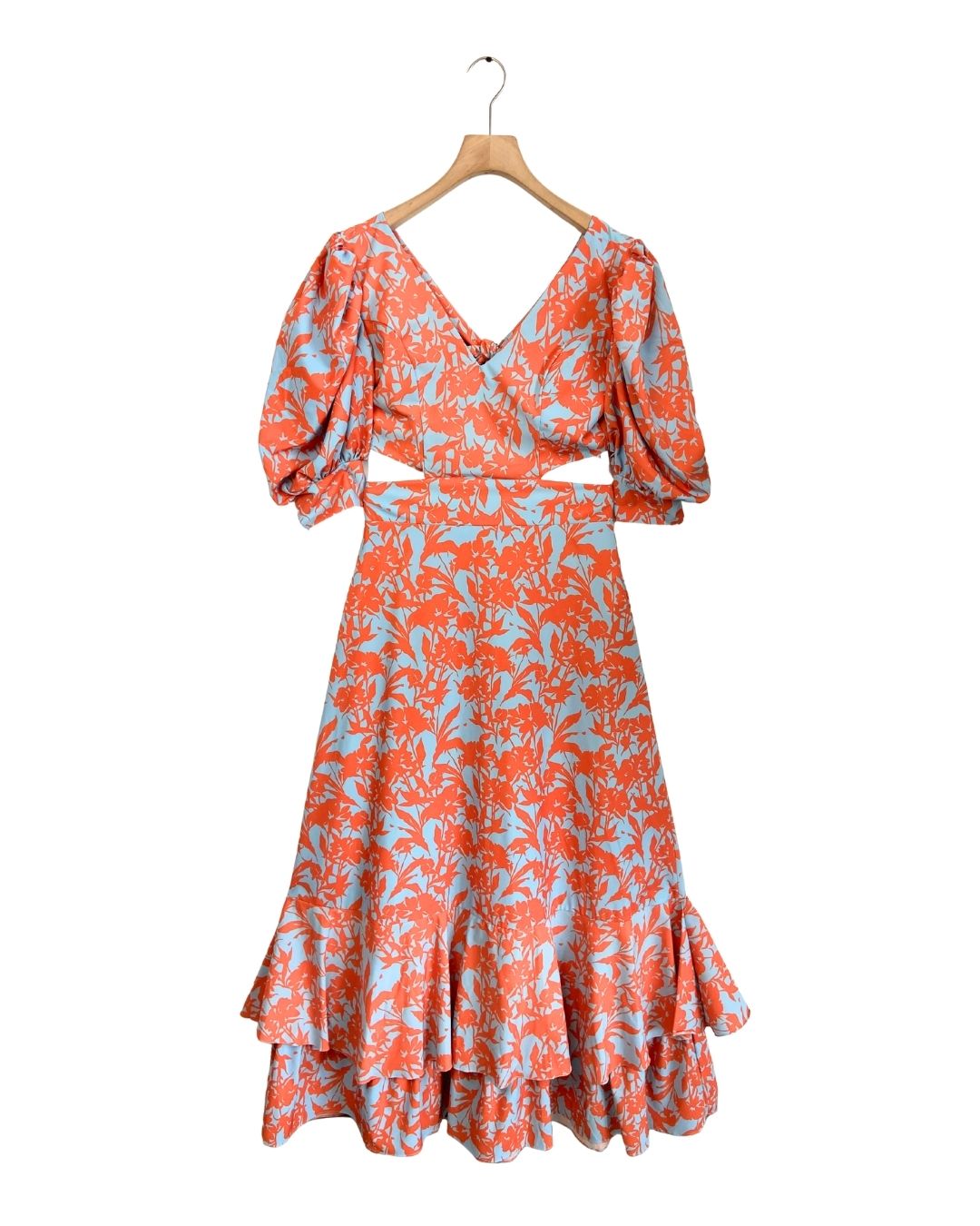 Maxi vestido anudado