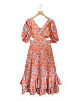 Maxi vestido anudado