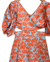 Maxi vestido anudado