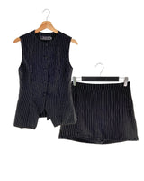 Set de blusa y short a rayas