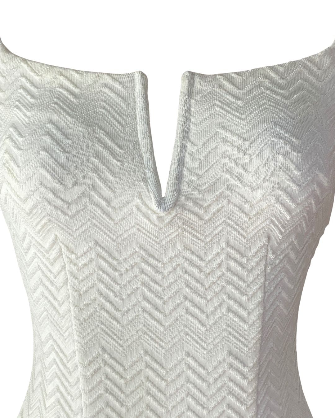 Vestido midi con textura