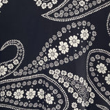 Blusa satinada cuello V print