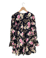 Vestido mini manga larga