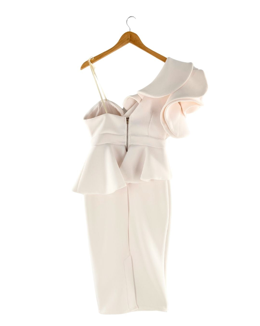 Maxi vestido one shoulder