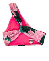 Bikini print flores top one s.