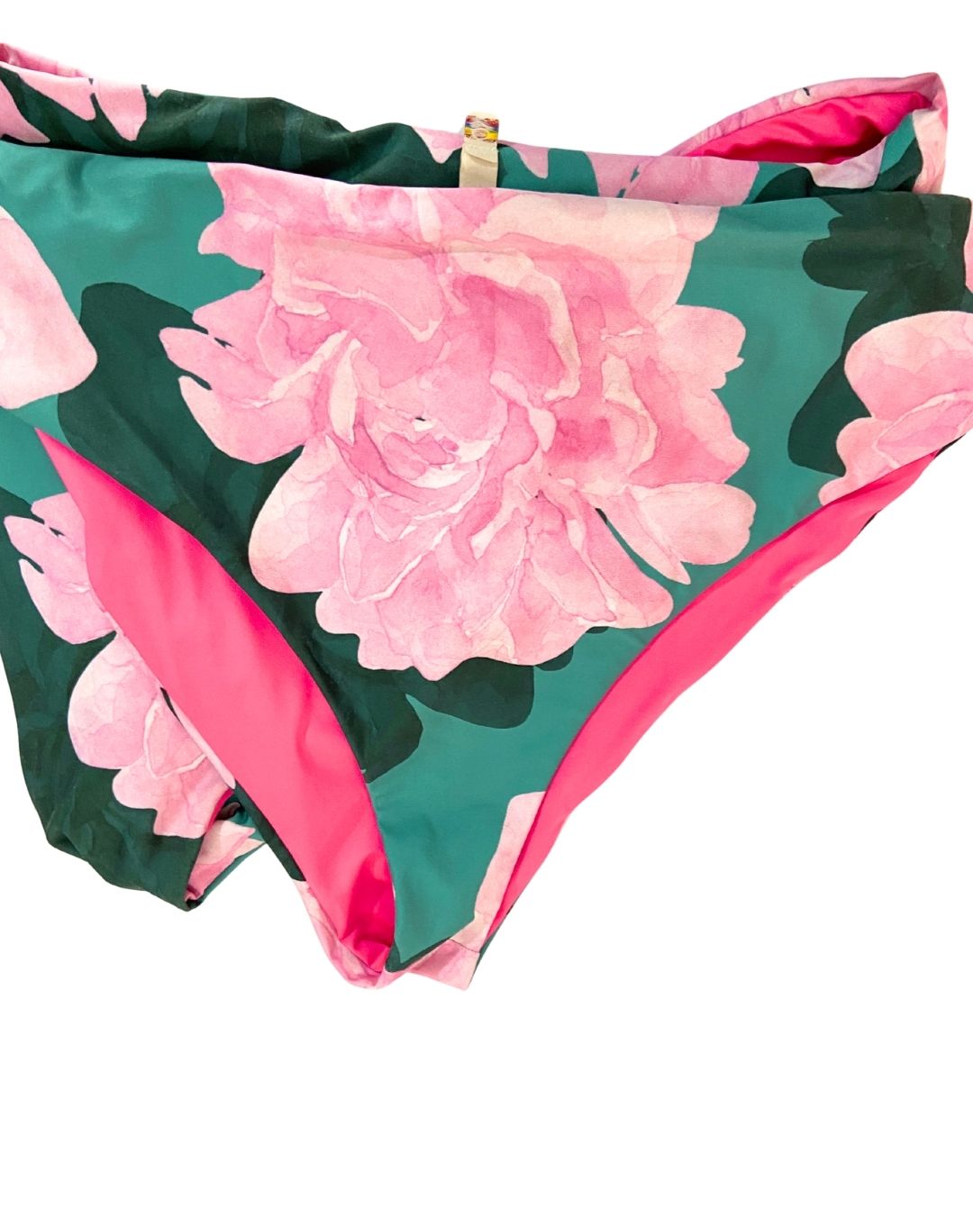 Bikini print flores top one s.