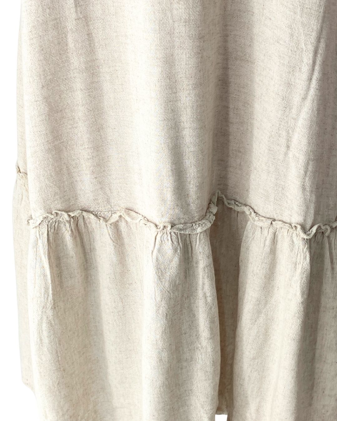 Vestido midi de tiras