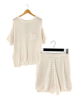 Set de blusa oversize y short