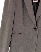 Blazer con textura un botón