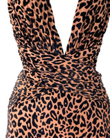 Maxi vestido cruzado
