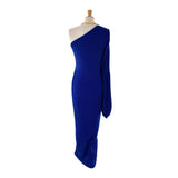Maxi vestido one shoulder