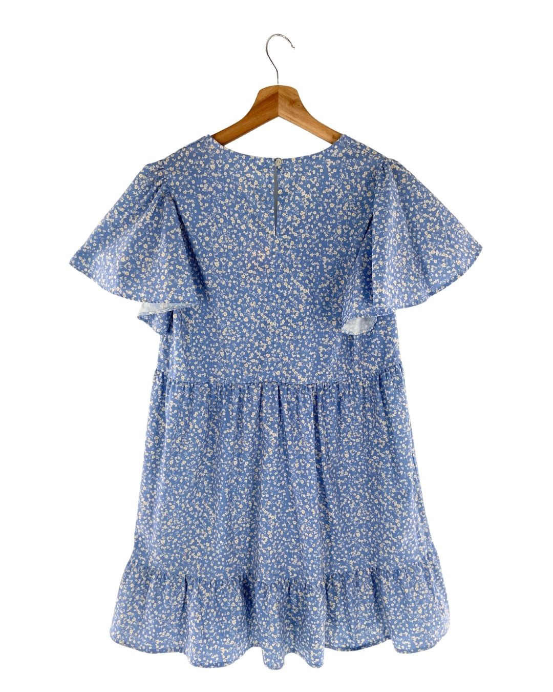 Vestido midi amplio print