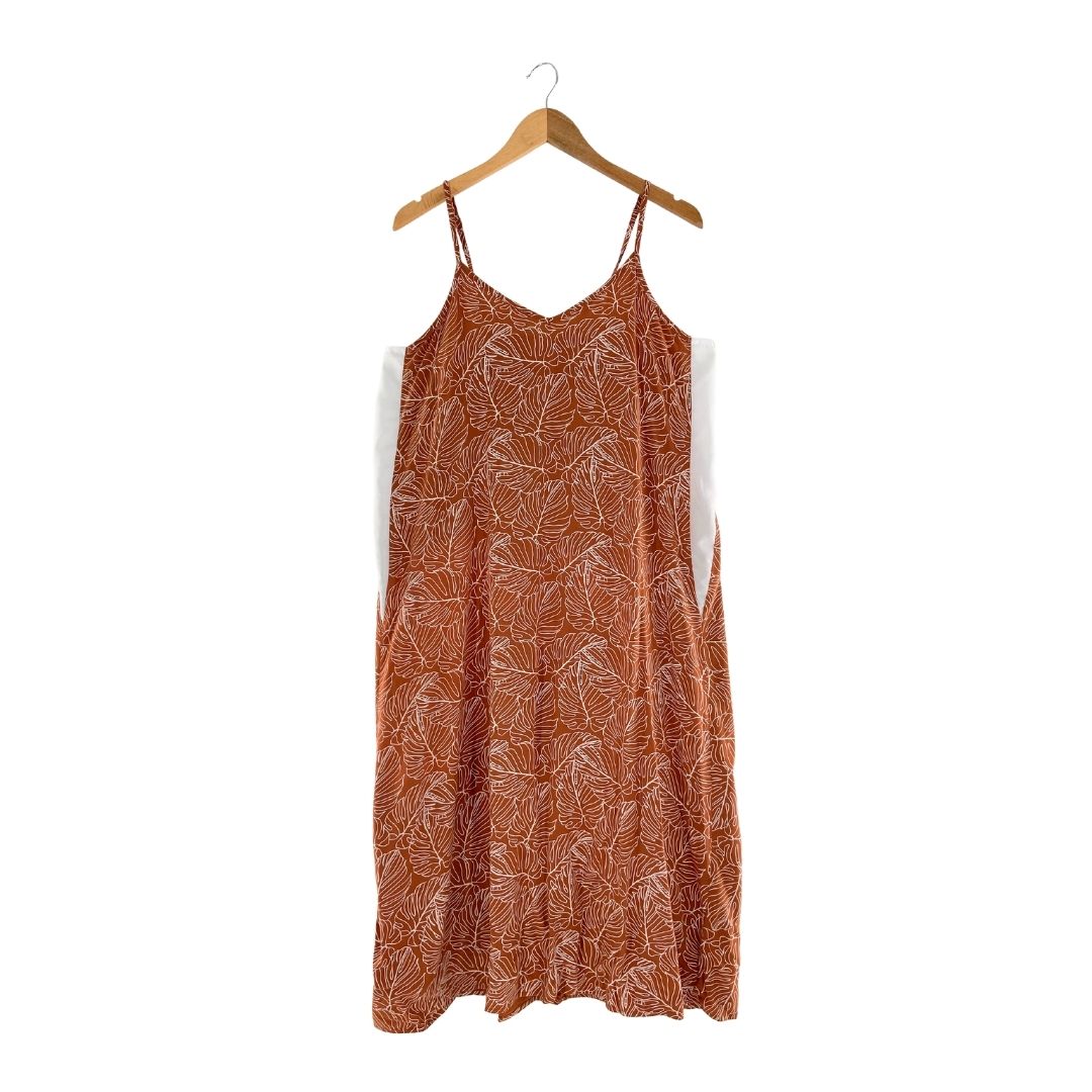 Vestido midi tiras ajustables