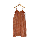 Vestido midi tiras ajustables