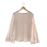 Blusa manga larga con textura