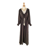 Maxi vestido cintura ajustable