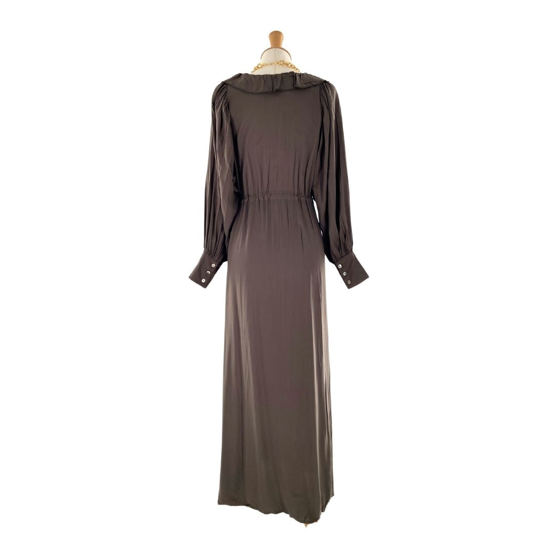 Maxi vestido cintura ajustable